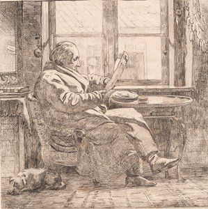 Counselor Emanuel Bonnevie by Johan Thomas Lundbye