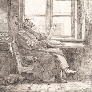 Justitsråd Emanuel Bonnevie by Johan Thomas Lundbye