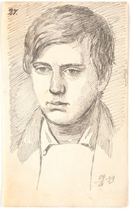 Portrait of a Young Man, Full Face