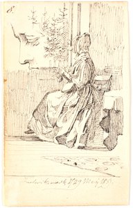 Knitting Lady (Lundbye