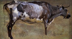 Study of a Cow by Johan Thomas Lundbye