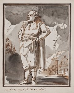 Carl August Ehrensvärd in Full Figure by Johan Tobias Sergel