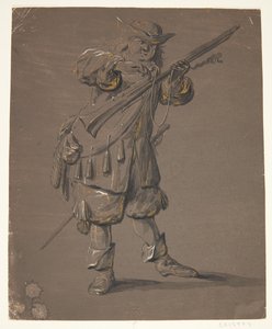 Soldier with Rifle by Johan le Ducq