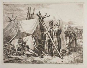 Austrian Military by a Sutler
