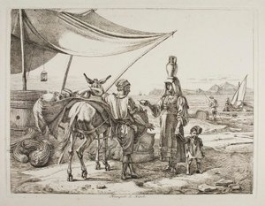 Fruit Dealer from Naples by Johann Adam Klein