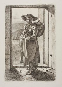 Hungarian Beggar by Johann Adam Klein