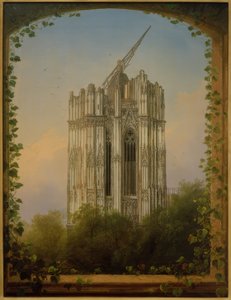 Unfinished South Tower by Johann Adolf Lasinsky
