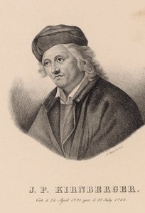 Portrait of the Composer Johann Philipp Kirnberger, 1721-1783 by Johann Andreas Hatzfeld
