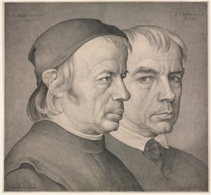 The Brothers Eberhard by Johann Anton Ramboux