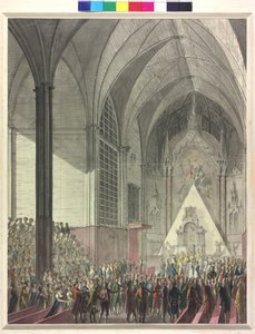 The Marriage Ceremony of Archduchess Marie Louise with Emperor Napoleon I by Johann Baptist Hoechle