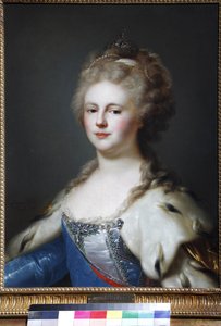 Portrait of Empress Maria Feodorovna (Sophie Dorothea of Wuerttemberg) (1759-1828) by Johann Baptist I Lampi