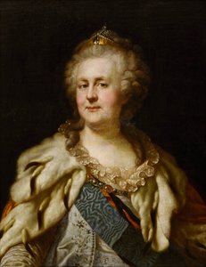 Portrait of Empress Catherine II by Johann Baptist I Lampi