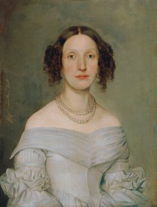 Lady in Light Blue Dress