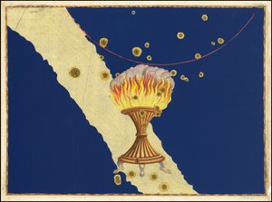 1603 Celestial Chart of the Constellation Ara