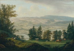 Surroundings of Habsburg Ruins by Johann Caspar Rahn