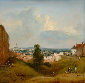 View from the Albrechtsburg in Klosterneuburg