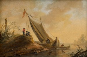 Seascape by Johann Christian Brand