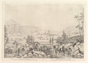 Rural Landscape, Radstadt am Tauren, early 19th century by Johann Christian Erhard