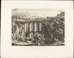 At Cività Castellana by Johann Christian Reinhart