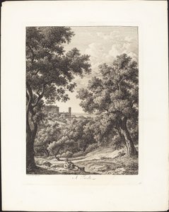At Tivoli by Johann Christian Reinhart