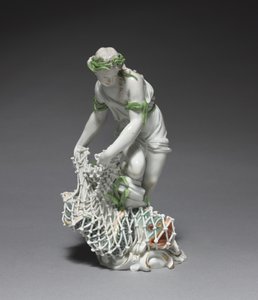 Fisherwoman, manufacturer Ludwigsburg Porcelain Factory, Germany, c.1765