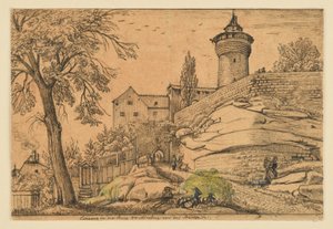 The Entrance to the Castle in Nuremberg from the City Side by Johann Christoph Erhard