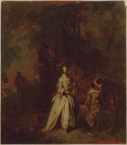 Company in the Garden by Johann Conrad Seekatz