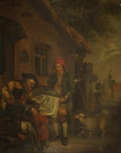 The Village Printseller by Johann Conrad Seekatz