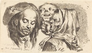 Old Woman Scolding a Man