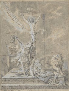 Allegory of Christian Virtues by Johann Elias Ridinger
