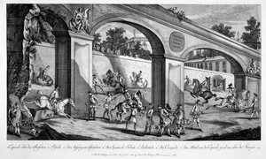 Horses Training for Cavalry Duty, from 