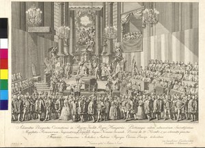 Coronation of Emperor Leopold II as King of Hungary in Bratislava on 15th November 1790