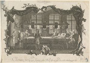 Billiard Players by Johann Esaias Nilson