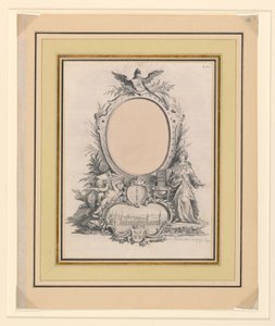 Design for the Frame of the Portrait of Frederick V, King of Denmark by Johann Esais Nilson