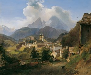 Berchtesgaden with the Watzmann