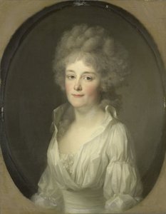 Portrait of Johanna Ferdinanda van Collen, Wife of Salomon Rendorp by Johann Friedrich August Tischbein