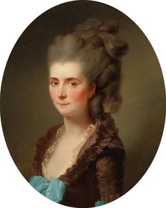 Portrait of Marquise de Chambray, née Vernier de Joyencourt by Johann Friedrich August Tischbein