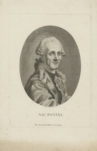Portrait of the composer Niccolò Piccinni 1728-1800, c. 1790