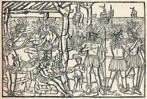 The First Representation of the People of the New World, 1505, 1912