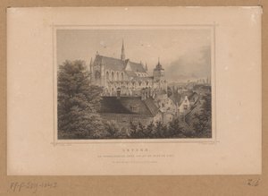 View of the Hooglandse Kerk in Leiden
