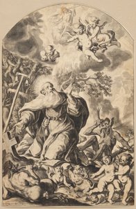 Temptation of St Anthony by Johann Georg Glückher