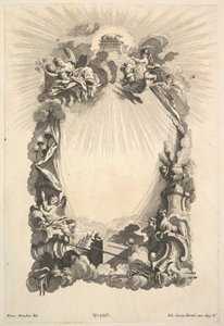 The Ark of the Covenant, from Book of Cartouches, mid-18th century by Johann Georg Hertel