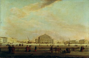The St. Petersburg Imperial Bolshoi Kamenny Theatre by Johann Georg Mayr