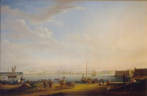 View of the Palace Square and Summer Garden from the Petersburg District