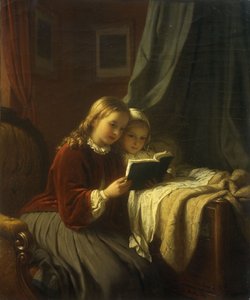 The Bedtime Story by Johann Georg Meyer