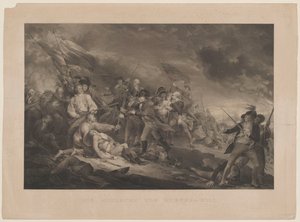 The Battle of Bunker Hill by Johann Georg Nordheim