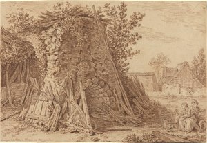 A Rustic Kiln at Vernon by Johann Georg Wille