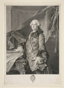 Portrait of Abel François Poisson de Vandières, Marquis of Marigny (1727-1781) by Johann Georg Wille