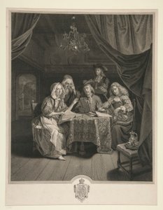 The Family Concert by Johann Georg Wille