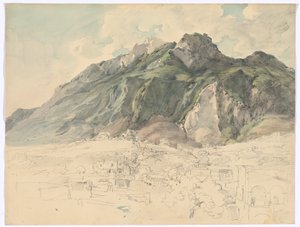Monte Epomeo on Ischia by Johann Georg von Dillis